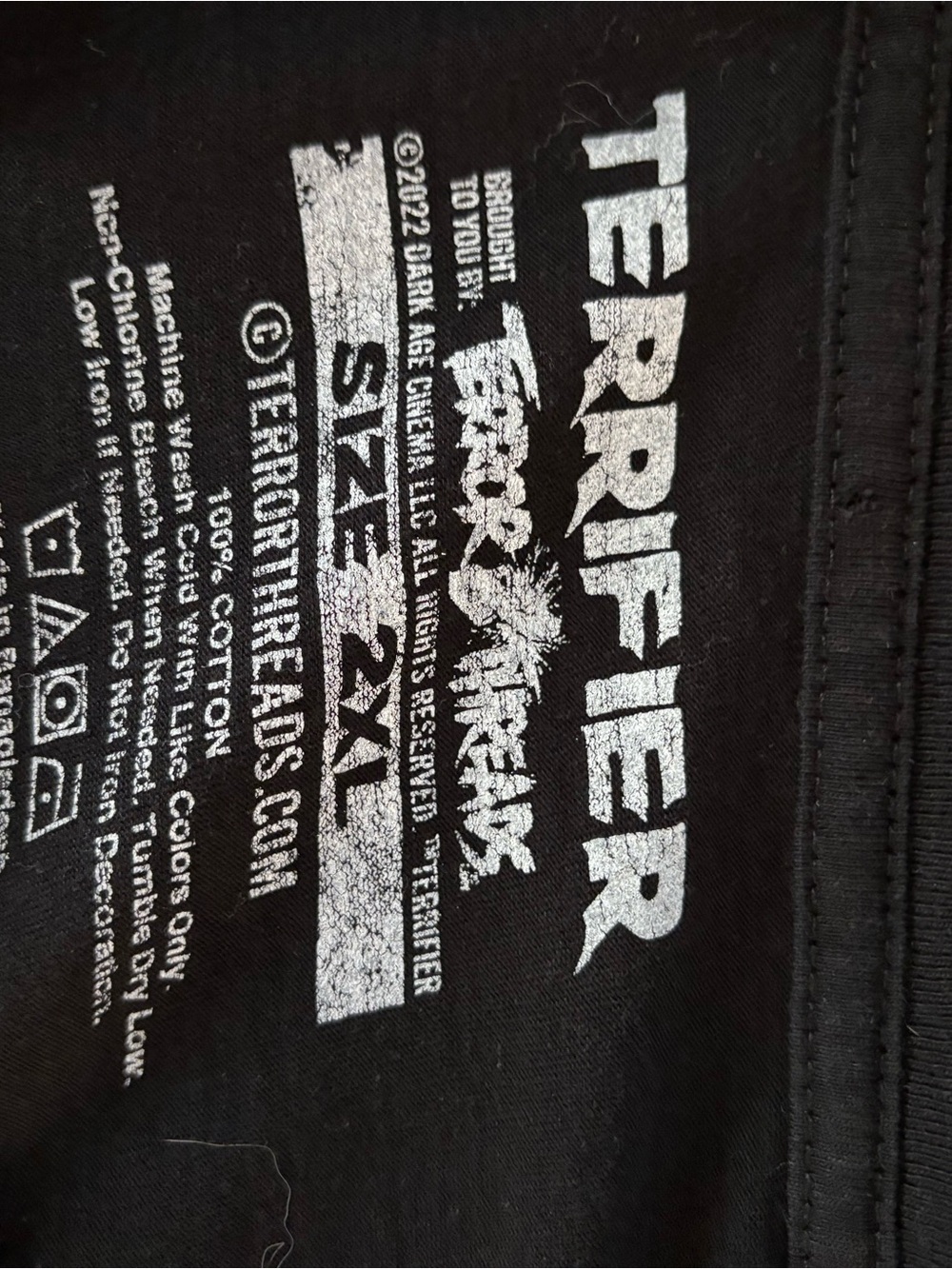 Terrifier Graphic Black Short Sleeve Tee - Picture 4 of 4